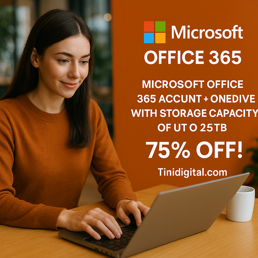 Unlock Massive Cloud Storage: Microsoft Office 365 Account + OneDrive 25TB from Only $39/Year – Ultimate Productivity & Data Security Solution