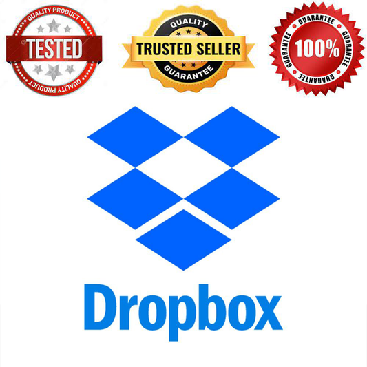 DROPBOX STORAGE 1TB 2TB 3TB 5TB - 1 YEAR SUBSCRIPTION