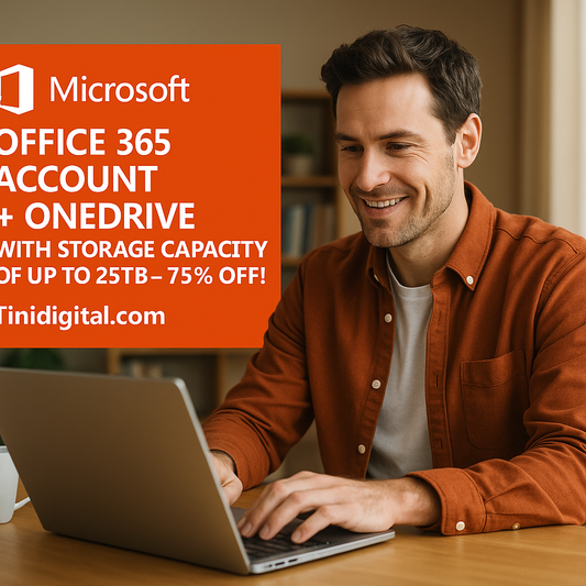 Unlock 25TB OneDrive Storage: Get Genuine Microsoft Office 365 Account – Affordable Price from $39/Year! Boost Productivity & Secure Data for Work & Study