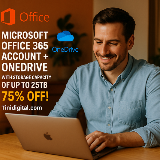Unlock Massive Cloud Storage: Get Microsoft Office 365 Account + OneDrive with 25TB for Only $39/Year – Best Value for Business & Personal Productivity