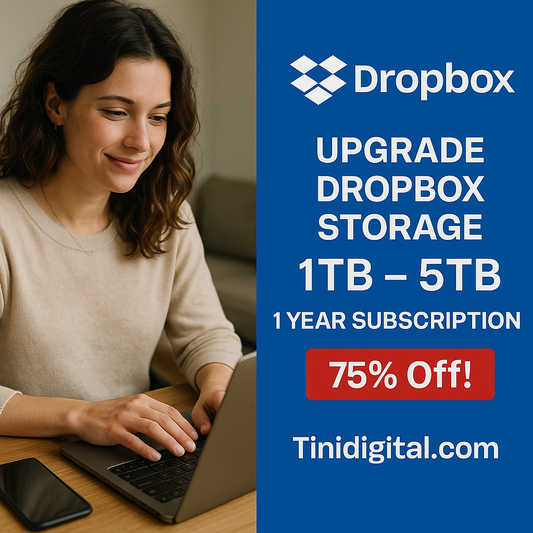 Affordable Large Storage Dropbox Plans (1TB-5TB) from $39/Year: Secure & Reliable Cloud Solutions for Individuals & Teams