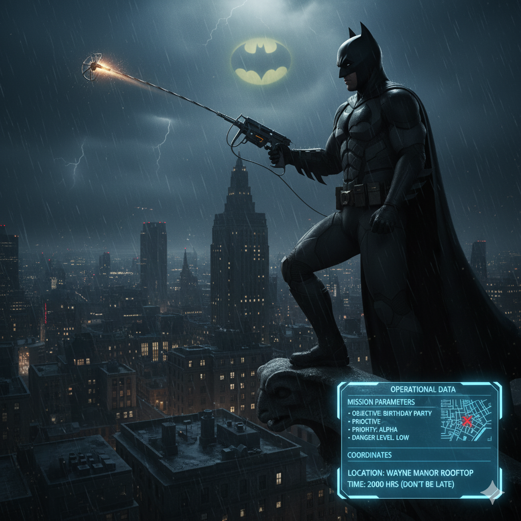 Batman Birthday Video Invitation Template – Editable Superhero Canva Video Invite for Kids Party