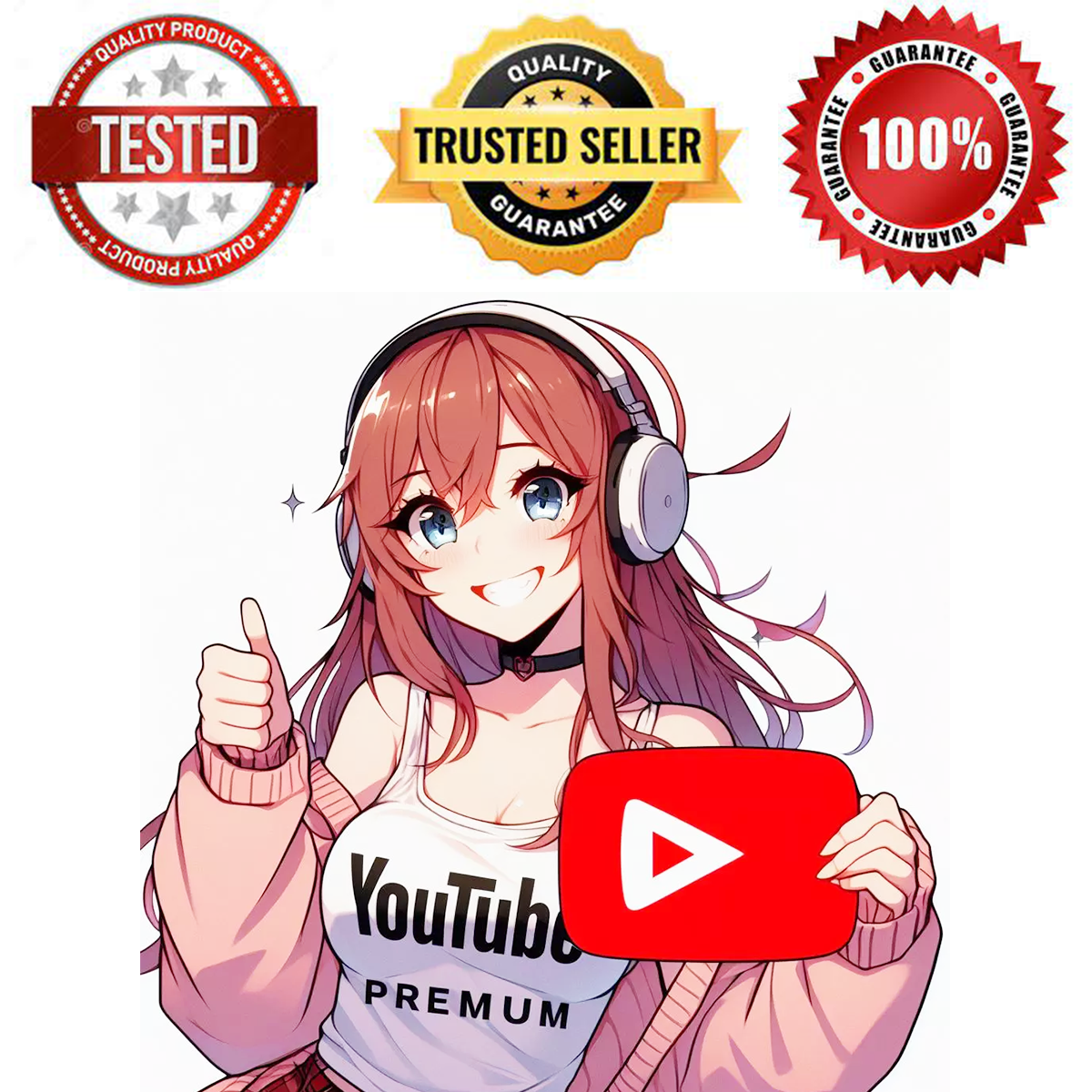 YOUTUBE PREMIUM 1 YEAR FOR SALE - 75% OFF - FULL TIME WARRANTY
